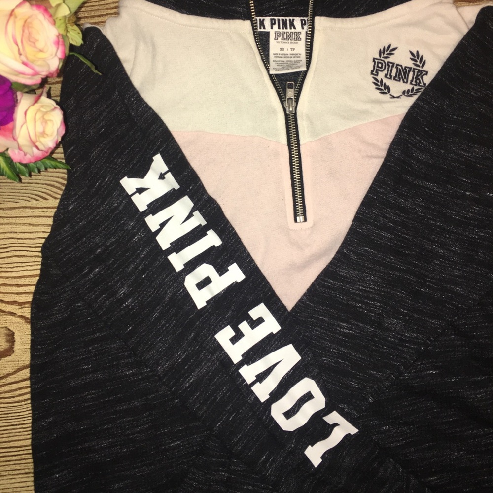 pink hoodie